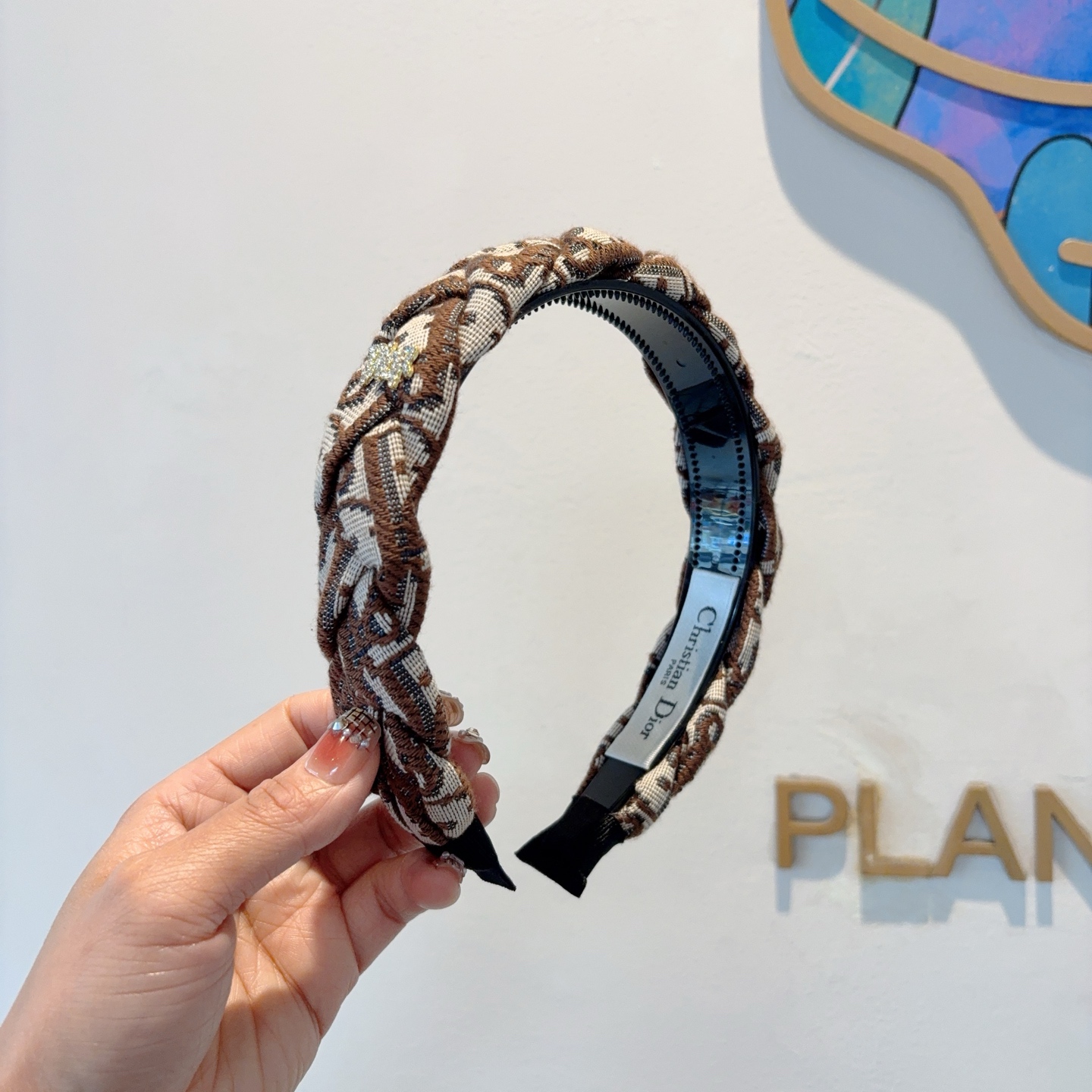 Dior ディオール ヘアアクセサリー ブランド ブランドヘアバンド ブラウン ブラック 全2色