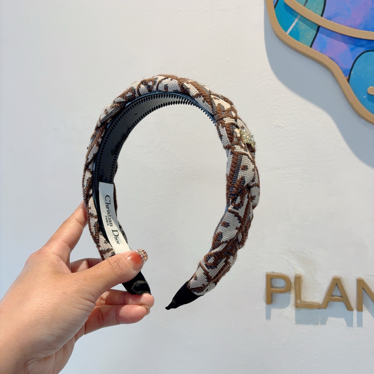 Dior ディオール ヘアアクセサリー ブランド ブランドヘアバンド ブラウン ブラック 全2色 - 画像 3