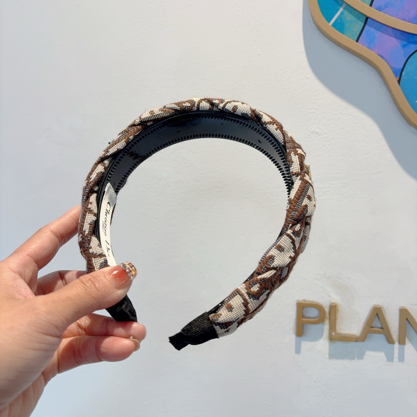 Dior ディオール ヘアアクセサリー ブランド ブランドヘアバンド ブラウン ブラック 全2色 - 画像 4