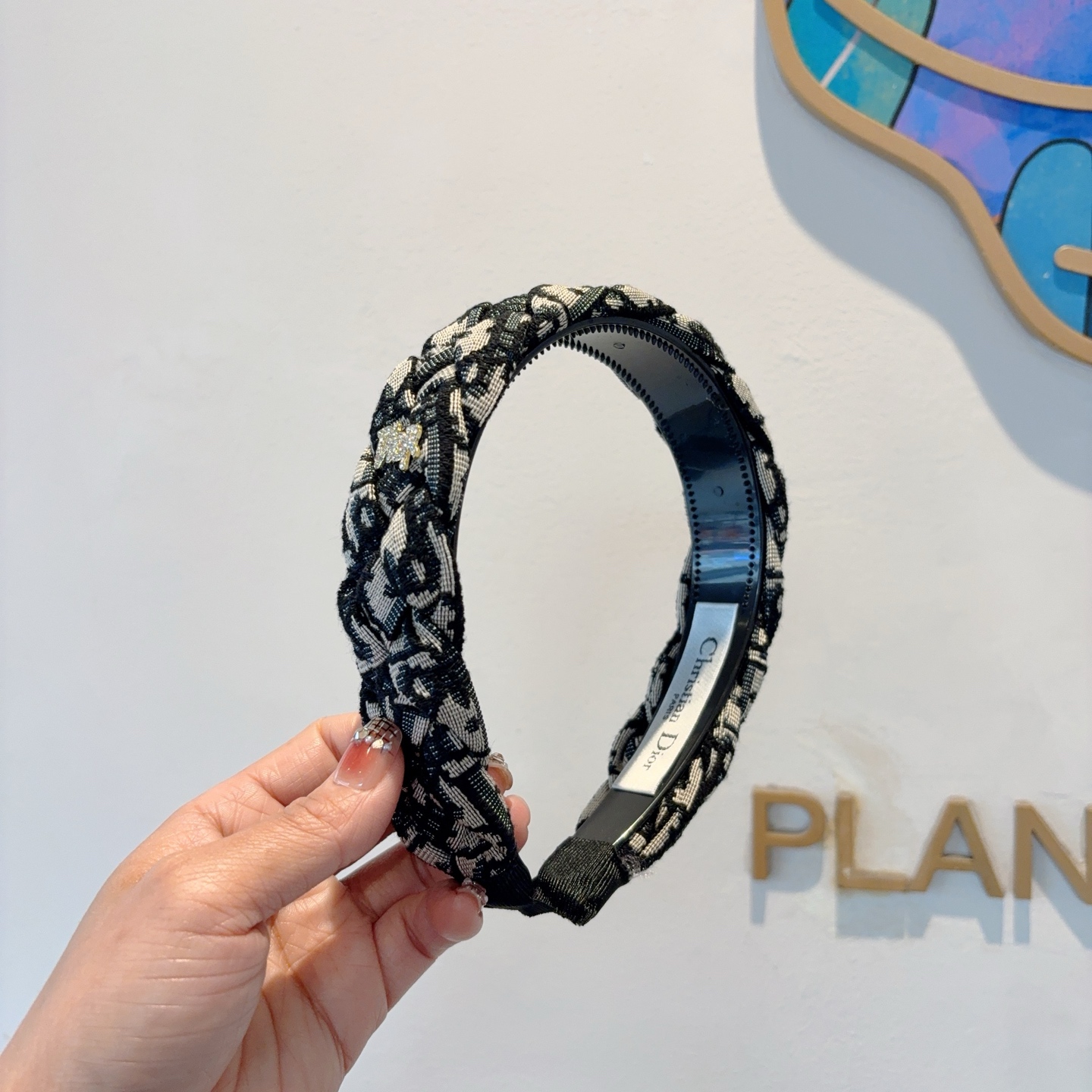 DIOR ディオール ヘアアクセサリー ブランドヘアバンド ブラック ブラウン 2色展開