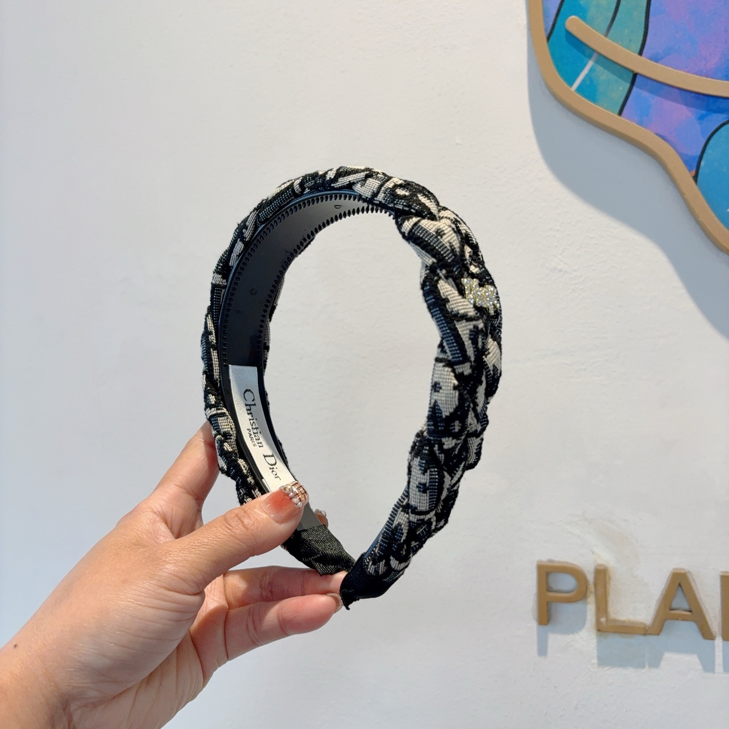 DIOR ディオール ヘアアクセサリー ブランドヘアバンド ブラック ブラウン 2色展開 - 画像 3