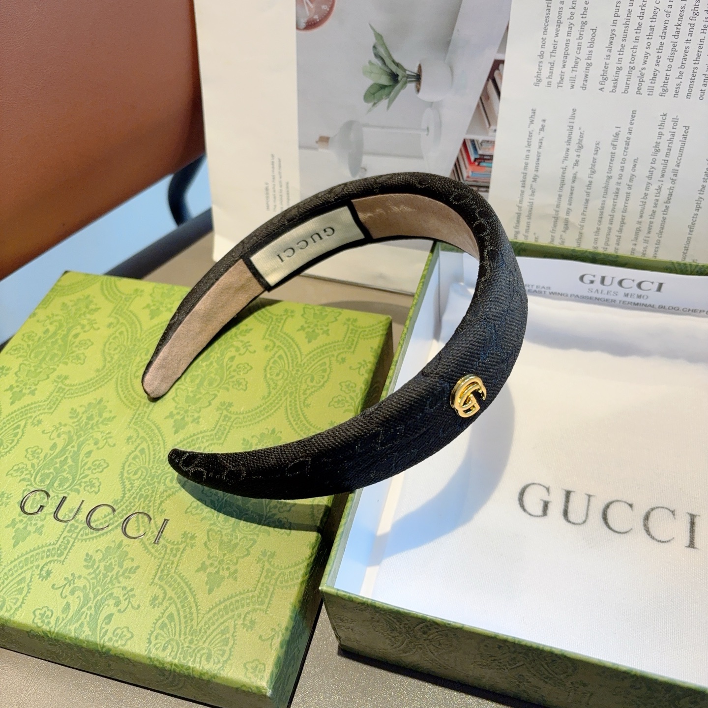 GUCCI グッチ ヘアアクセサリー 軽量 通勤 全3色 - 画像 9