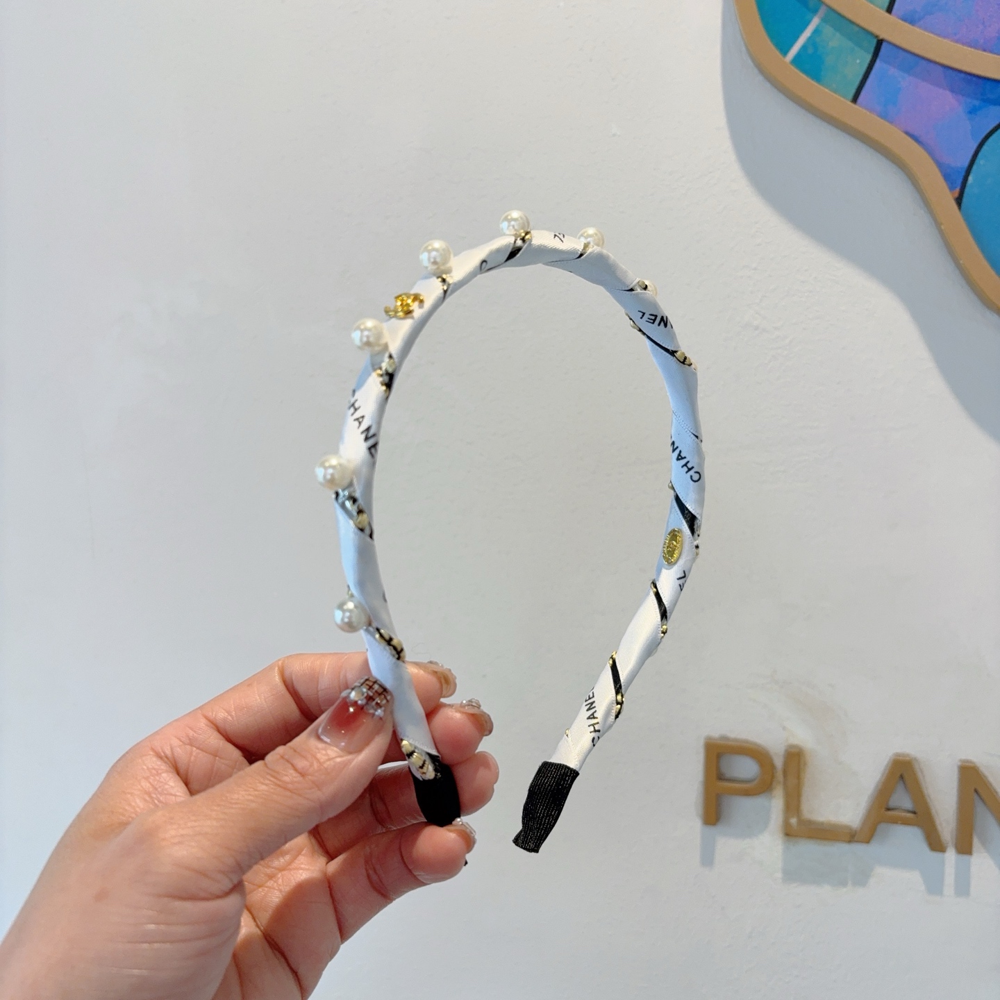 CHANEL シャネル ヘアアクセント ピンクダイヤモンド ホワイト 36字