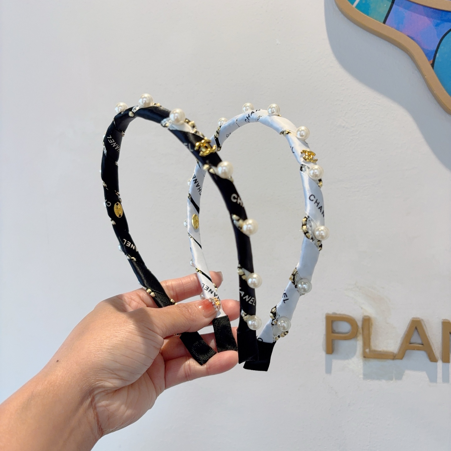 CHANEL シャネル ヘアアクセント ピンクダイヤモンド ホワイト 36字 - 画像 9