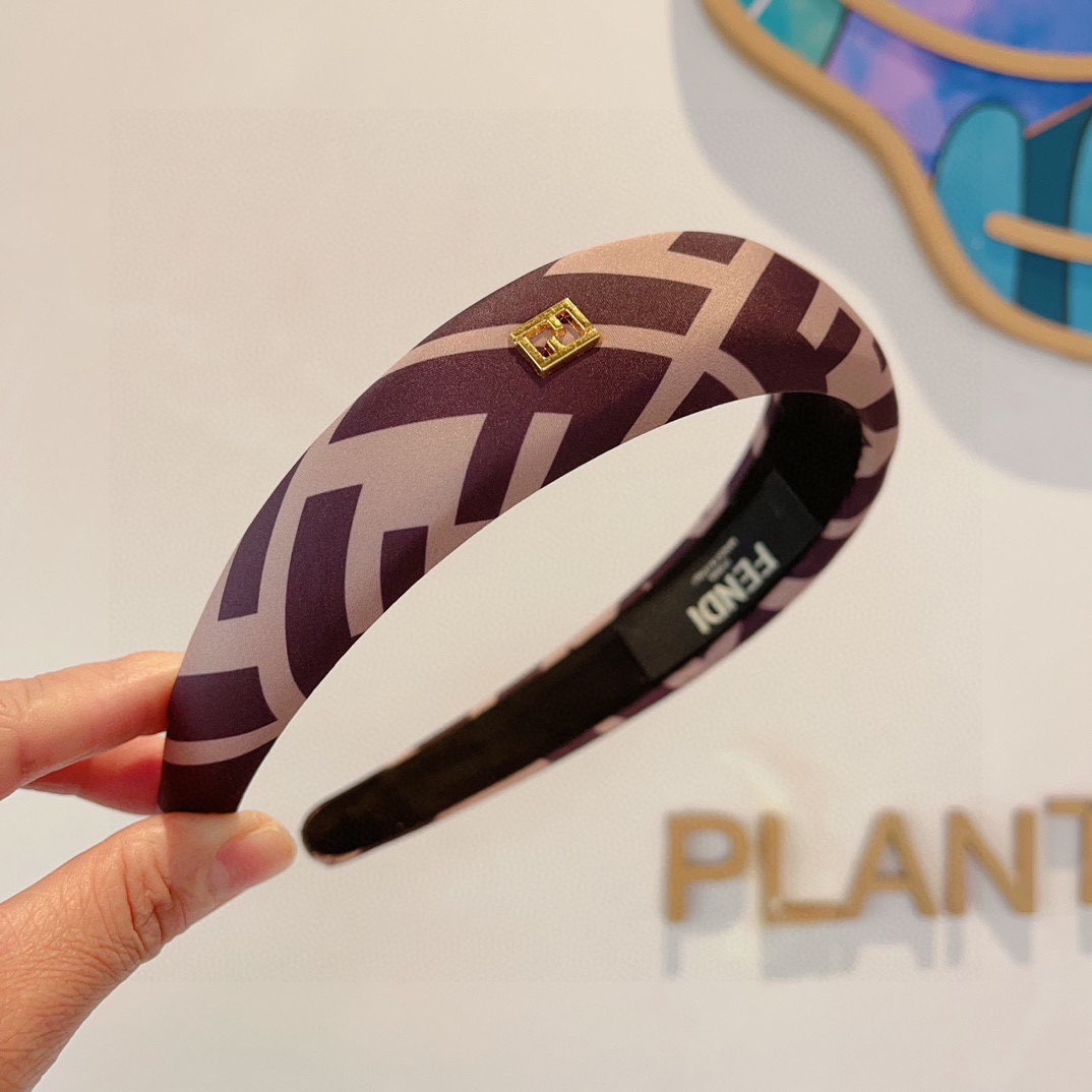 FENDI フェンディ ヘアアクセサリー ファッションヘアバンド ブラック 全1色 - 画像 3