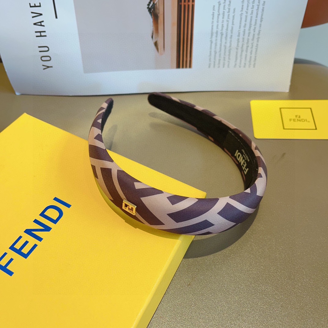 FENDI フェンディ ヘアアクセサリー ファッションヘアバンド ブラック 全1色 - 画像 9