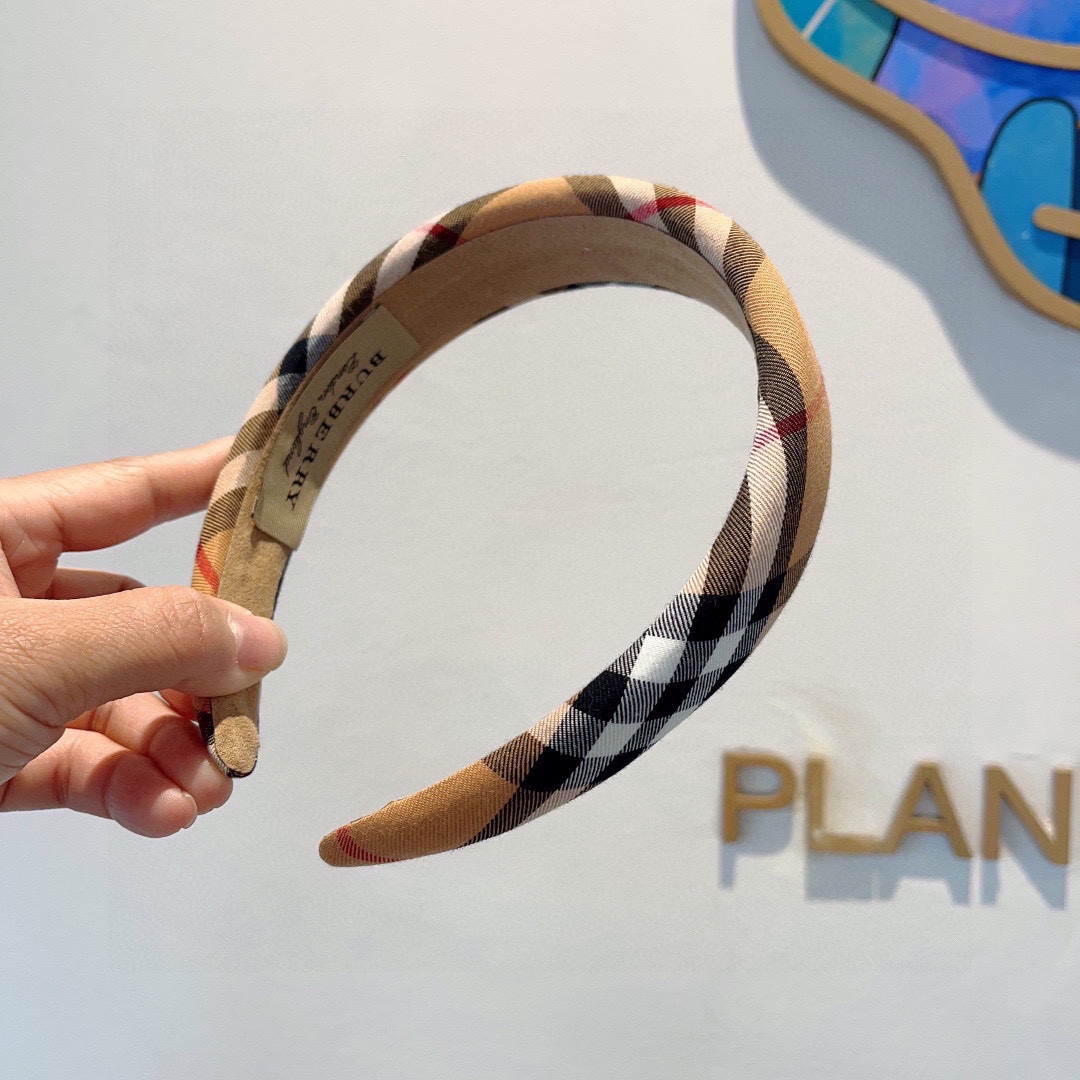 BURBERRY バーバリー ヘアアクセサリー ブラック ホワイト レッド ブラウン 全4色 - 画像 4