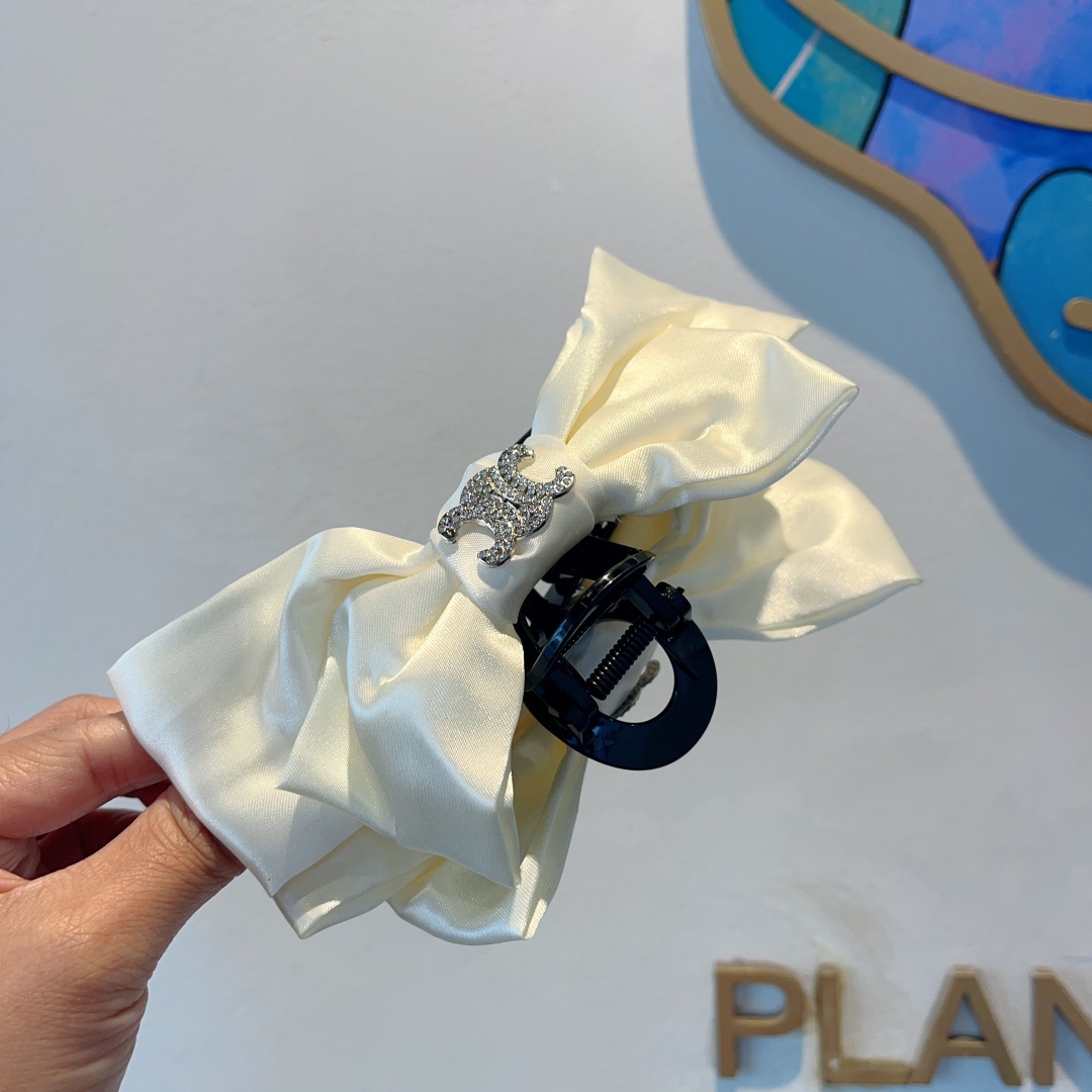 CELINE シャネル ヘアクリップ ドレスアップ ブラック ホワイト 4色展開 - 画像 3