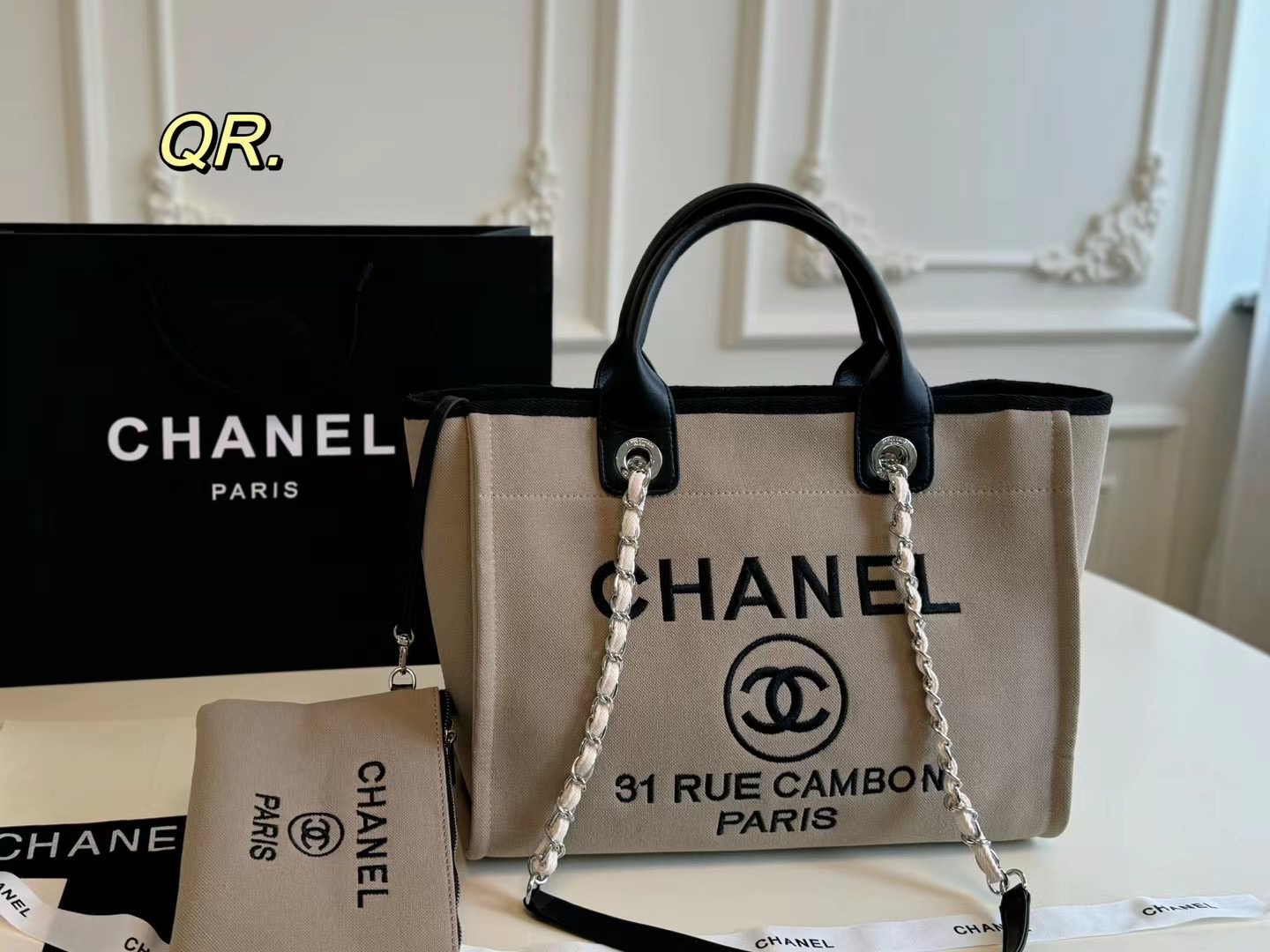 シャネル定番トートバッグ　ドーヴィル　2WAY　チェンートートバッグ　ハンドバッグ　7色選択 - 画像 5