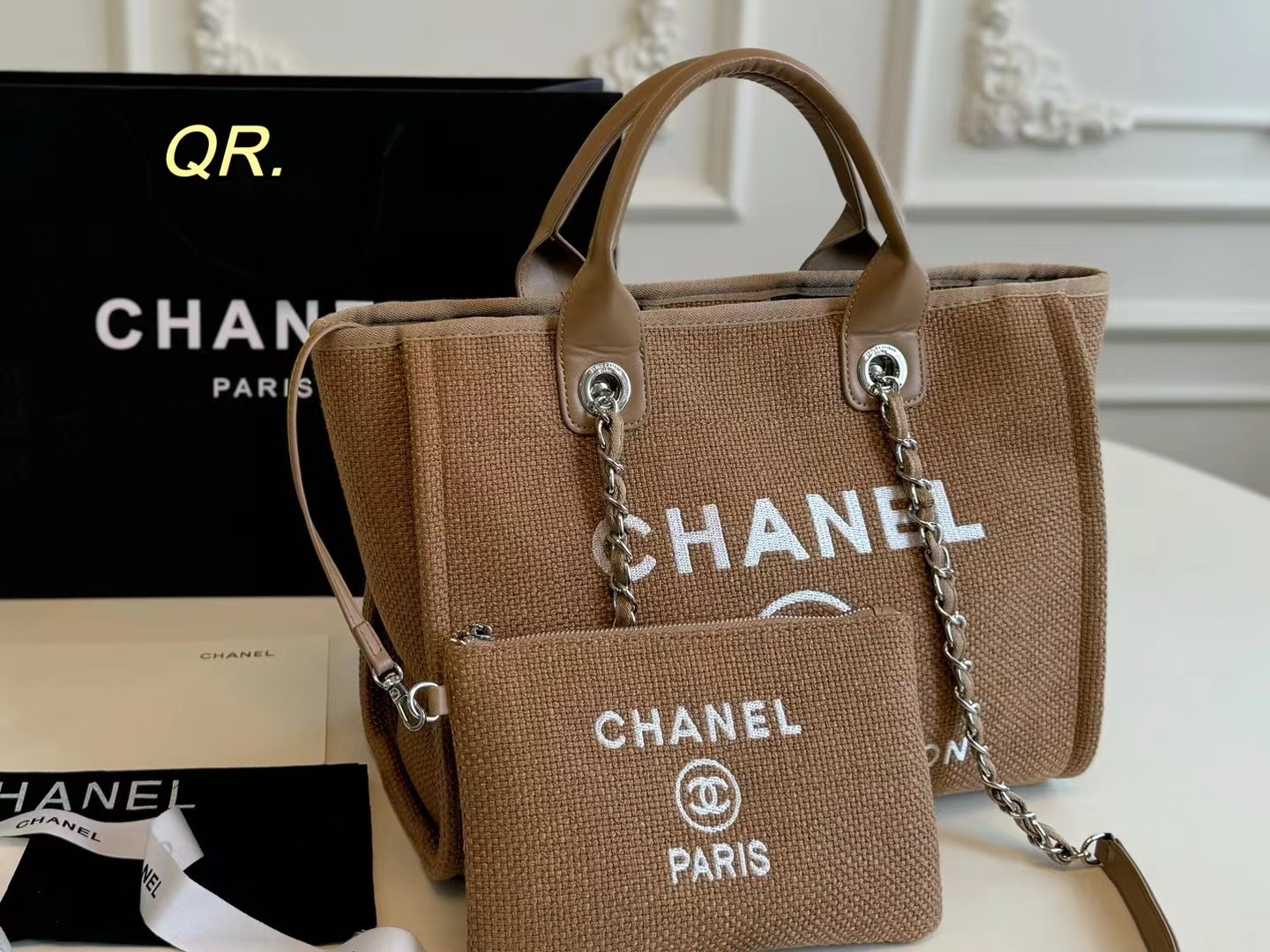 シャネル定番トートバッグ　ドーヴィル　2WAY　チェンートートバッグ　ハンドバッグ　7色選択 - 画像 9