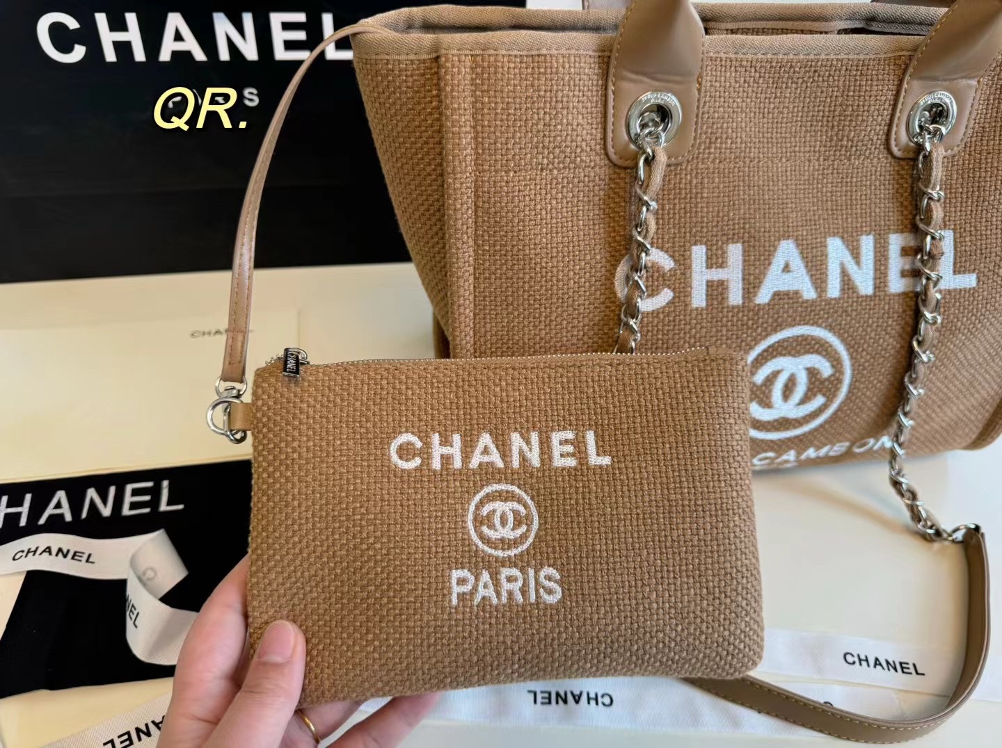 シャネル定番トートバッグ　ドーヴィル　2WAY　チェンートートバッグ　ハンドバッグ　7色選択 - 画像 11