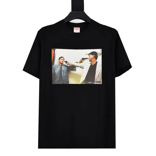 Supreme スュプリーム メンズTシャツ ブラック ホワイト