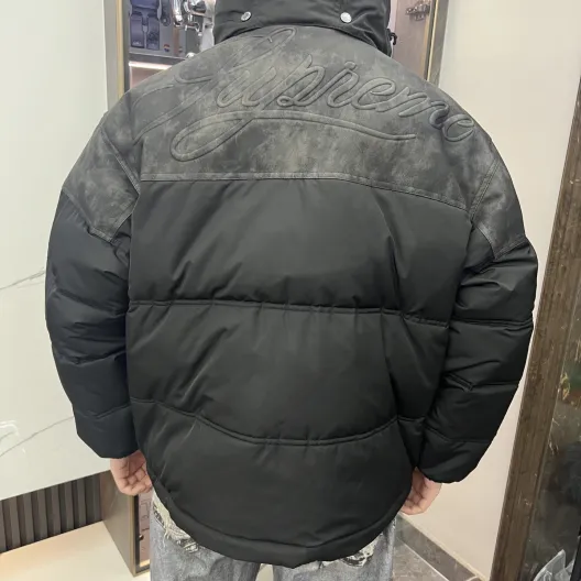 SUPREME スュプリーム レザーヨークパッカージャケット 本革 軽量 ブラック