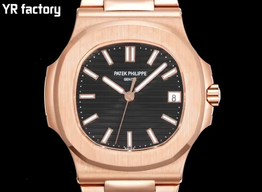 PATEK PHILIPPE パテックフィリップ 机械腕時計 本革 通勤 ローズゴールド