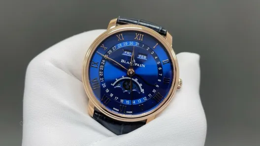 BLANCPAIN ブランパン 腕時計 メンズ 自動巻き 機械式 ムーンフェイズ ブルー