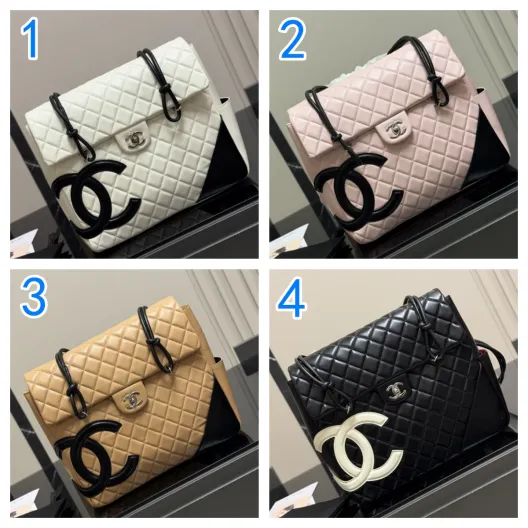CHANEL　シャネル　カンボンライン　ショルダーバッグ　 ラムスキン　ココマーク　4色