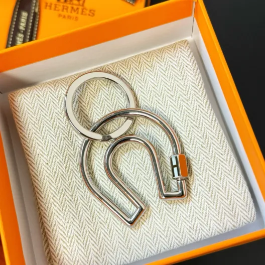 エルメス　キーリング　フェール ア シュヴァル　Hermes　Fer a Cheva　馬蹄モチーフ　バッグチャーム　キーホルダー　チャーム