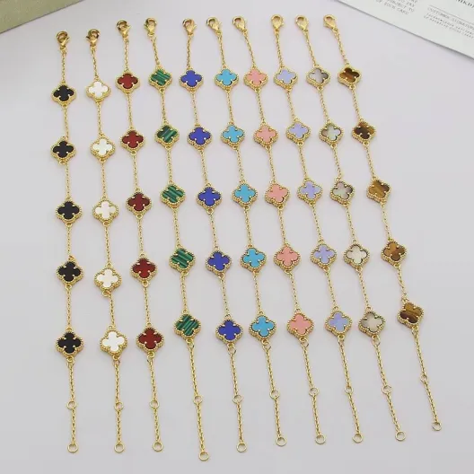 Van Cleef Arpels ヴァン クリーフアーペル レディース ブレスレット フリヴォル 四つ葉モチーフ ブランドブレスレット ギフト ホワイトゴールド