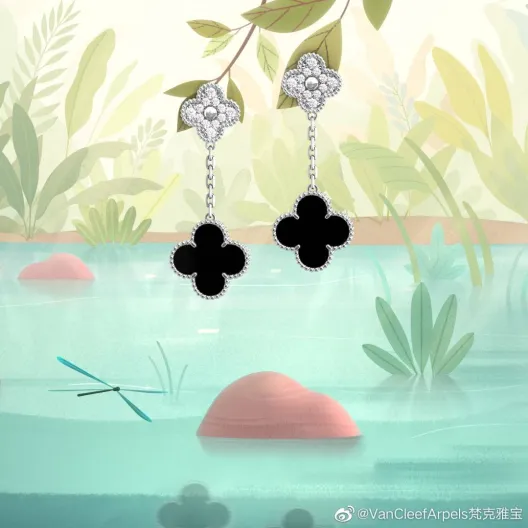 Van Cleef Arpels ヴァン クリーフアーペル レディース ピアス フリヴォル ブローチ モチーフピアス 上品なアクセサリー ギフト ゴールド