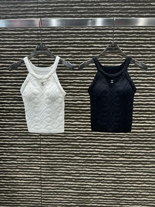 シャネル レディース ニット タンクトップ 2色展開