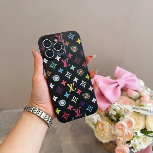 iPhoneケースルイヴィトン風 チェック柄 スマホケース 2色入 🌸