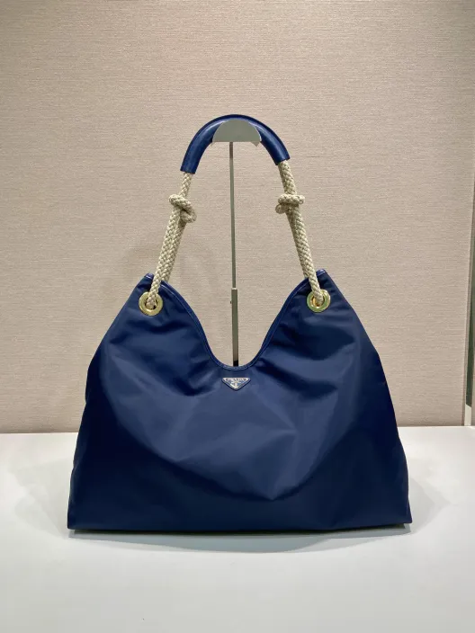 プラダ ミニトート ブルー 1色入