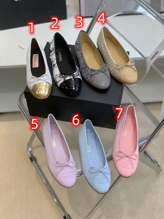 CHANEL　シャネル　CHANELバレリーナ　フラットシューズ　パンプス　ポインテッドトゥ　レディース靴ベルサーチ　選べる7色