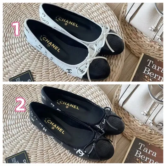 CHANEL　シャネル　シャネルCCマーク　CHANELバレリーナ　フラットシューズ　パンプス　ポインテッドトゥ　レディース靴ベルサーチ　選べる2色