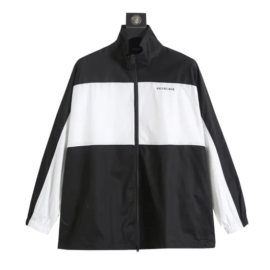 BALENCIAGA バレンシアガ 58 接后背刺 冲 衣 ブラックオーリオ