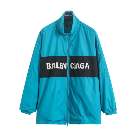 BALENCIAGA バレンシアガ フルジップジャケット 軽量 撥水 ブラック ブルー 全2色