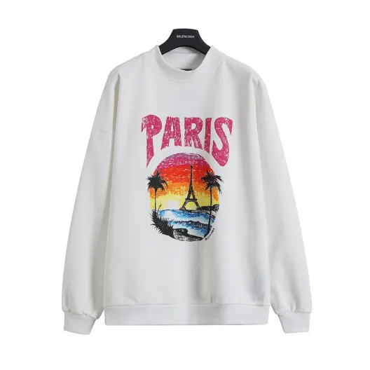 BALENCIAGA バレンシアガ フラットスウェット 白色