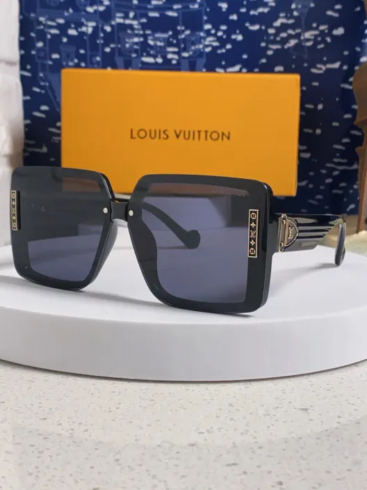 LOUIS VUITTON ルイヴィトン サングラス レディース 大ぶり フレーム キャンバス ブラック 多色展開