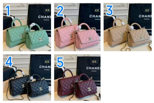 CHANELシャネル ココハンドルキャビンバッグ 5色入 2way Coco Handleショルダーバッグハンドバッグ