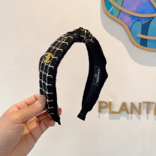 CHANEL シャネル ヘアバンド 本革 ファッション ブランド 2色展開